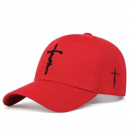✝️Father's Day 50% OFF-Handmade “Faith” Cross Embroidered Cap