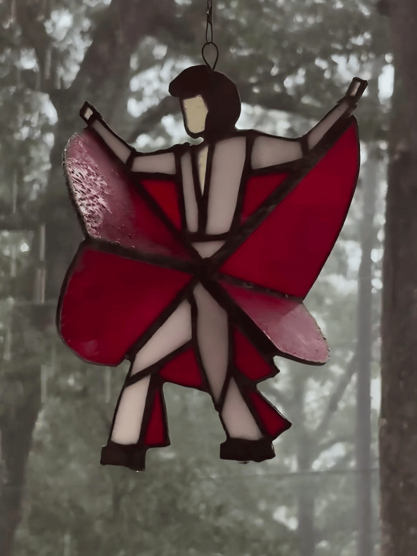 🔥LAST DAY 49% OFF - The Memphis Melody💃🤘 Handmade Stained Glass Spinner