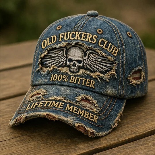 🎉New Year Flash Sale 50% OFF✨Funny Retro Old Fuckers Club Casual Hat🎁