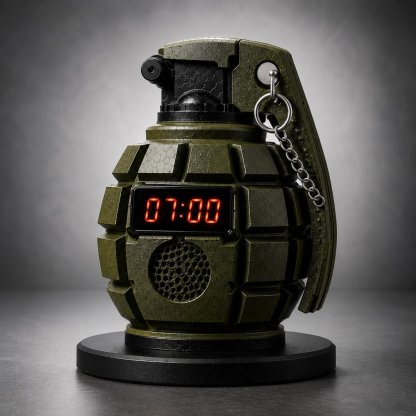 Tactical Grenade Alarm Clock