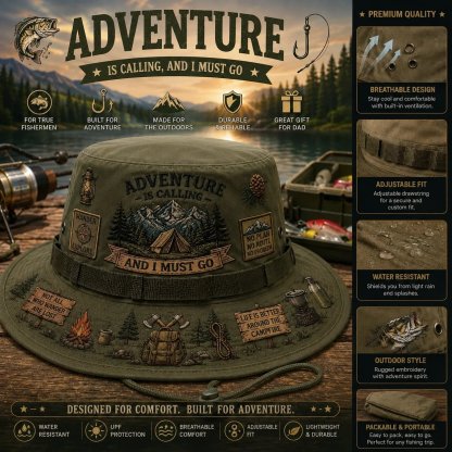 🌲Adventure Is Calling Tribute Boonie Hat