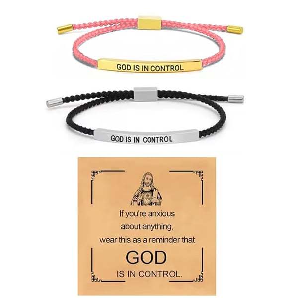🎁Buy 1 Get 1 Free 🙏Inspire Bracelet “God is in control”