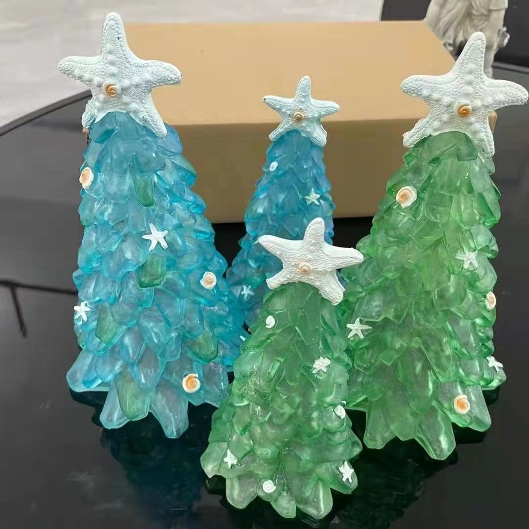 49% OFF🔥Sea Glass Christmas Tree Creative Christmas Decoration
