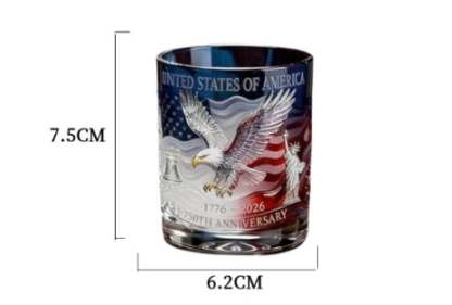 United States of America Commemorative Glass – 1776-2026 Heritage Edition