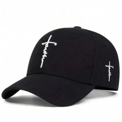 ✝️Father's Day 50% OFF-Handmade “Faith” Cross Embroidered Cap