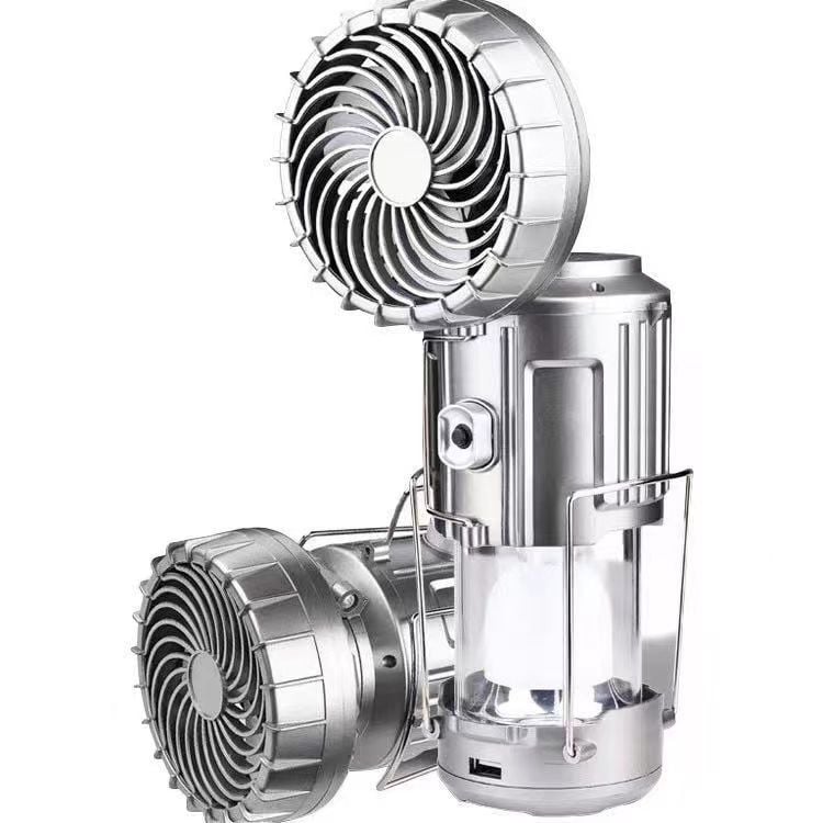 🏆Flash Sale⚡ 50K+ SOLD!💥🔥5-In-1 Portable LED Camping Lantern With Fan