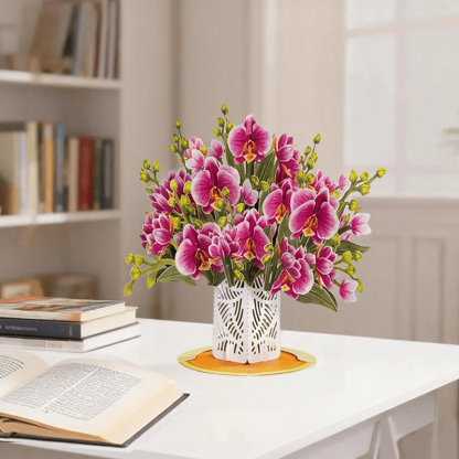 💌2-in-1 Gift & Décor for Every Moment🌸3D Flower Bouquet Pop Up Card