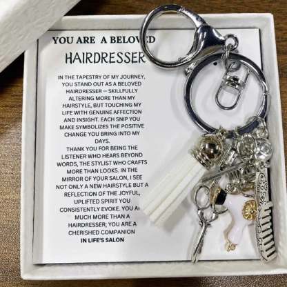 💕Hairstylist Gift Keychain