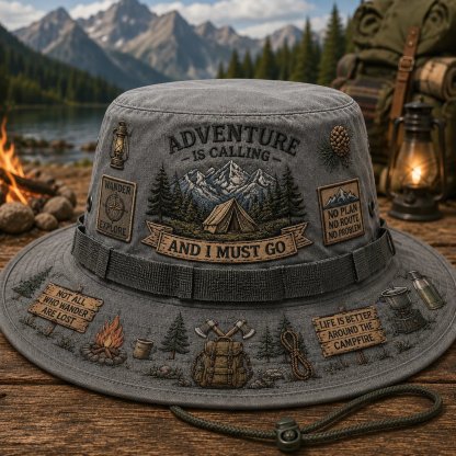 🌲Adventure Is Calling Tribute Boonie Hat