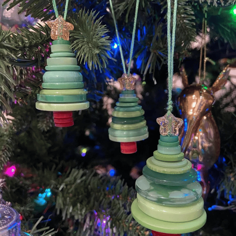 🎄⛄Create Magical Memories Together: DIY Button Snowman Kit