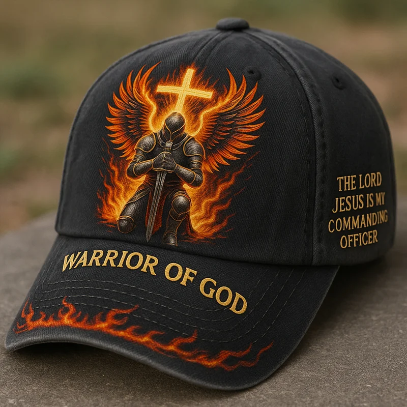 🛡️Warrior Of God Print Baseball Cap