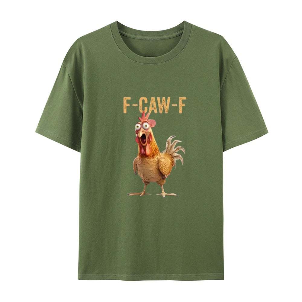 🔥Last Day 50% OFF🐦‍⬛Funny F-Caw-F Chicken T-Shirt