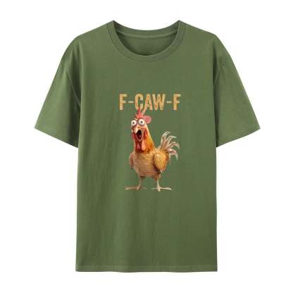 🔥Last Day 50% OFF🐦‍⬛Funny F-Caw-F Chicken T-Shirt