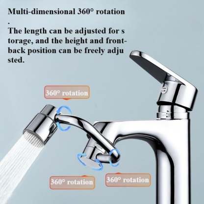 ✨Last Week Promotion 50%OFF✨1440° Rotatable Faucet Aerator Extension for Toddlers