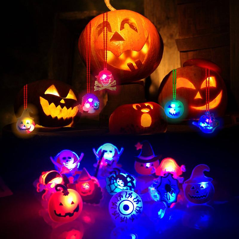 Halloween LED glowing rings(50pcs)