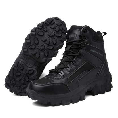 Mens Orthopedic Support Anti-Puncture Work Boots Waterproof Anti-Sprain Hiking Boots