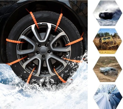 🔥2025 Winter Hot Sale🔥Universal Reusable Anti-skid PE Tire Chains