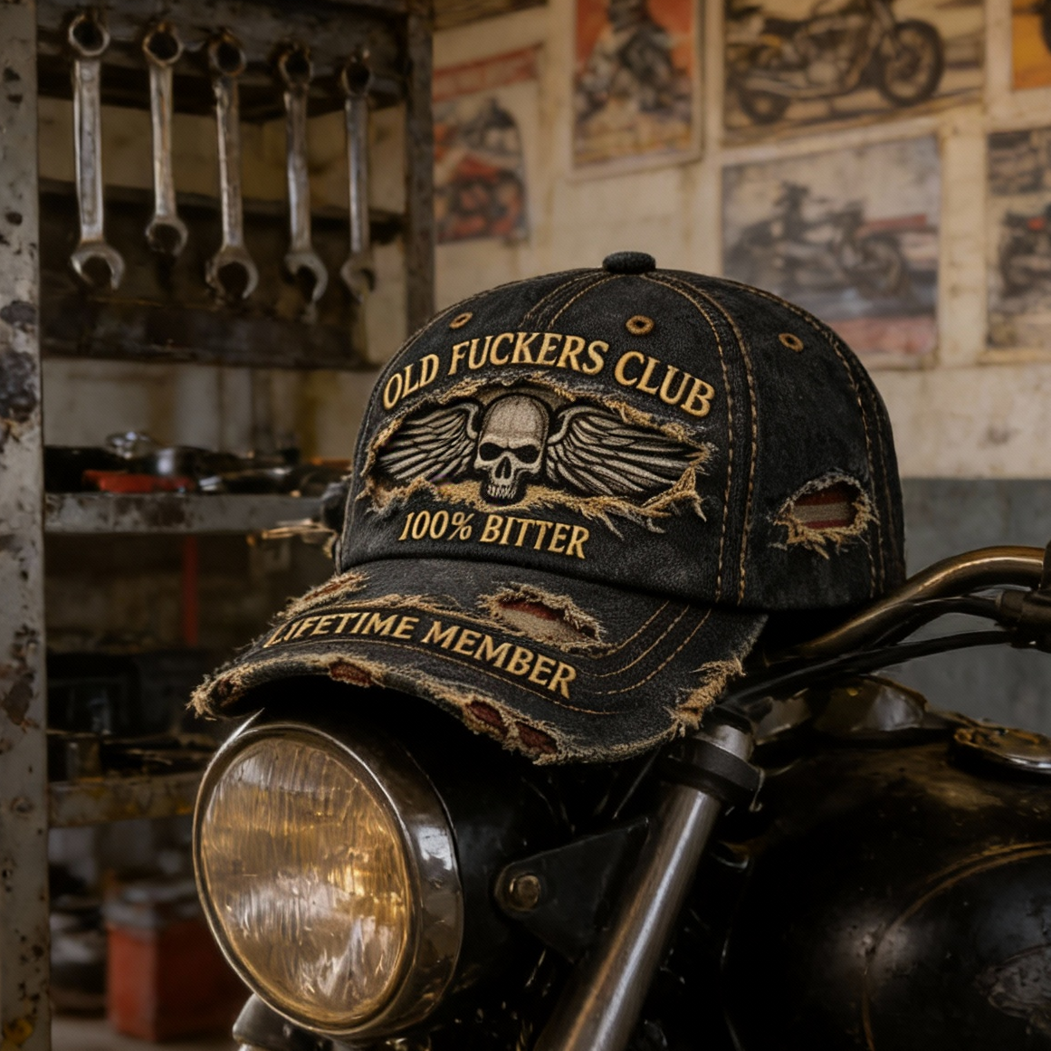 🎉New Year Flash Sale 50% OFF✨Funny Retro Old Fuckers Club Casual Hat🎁