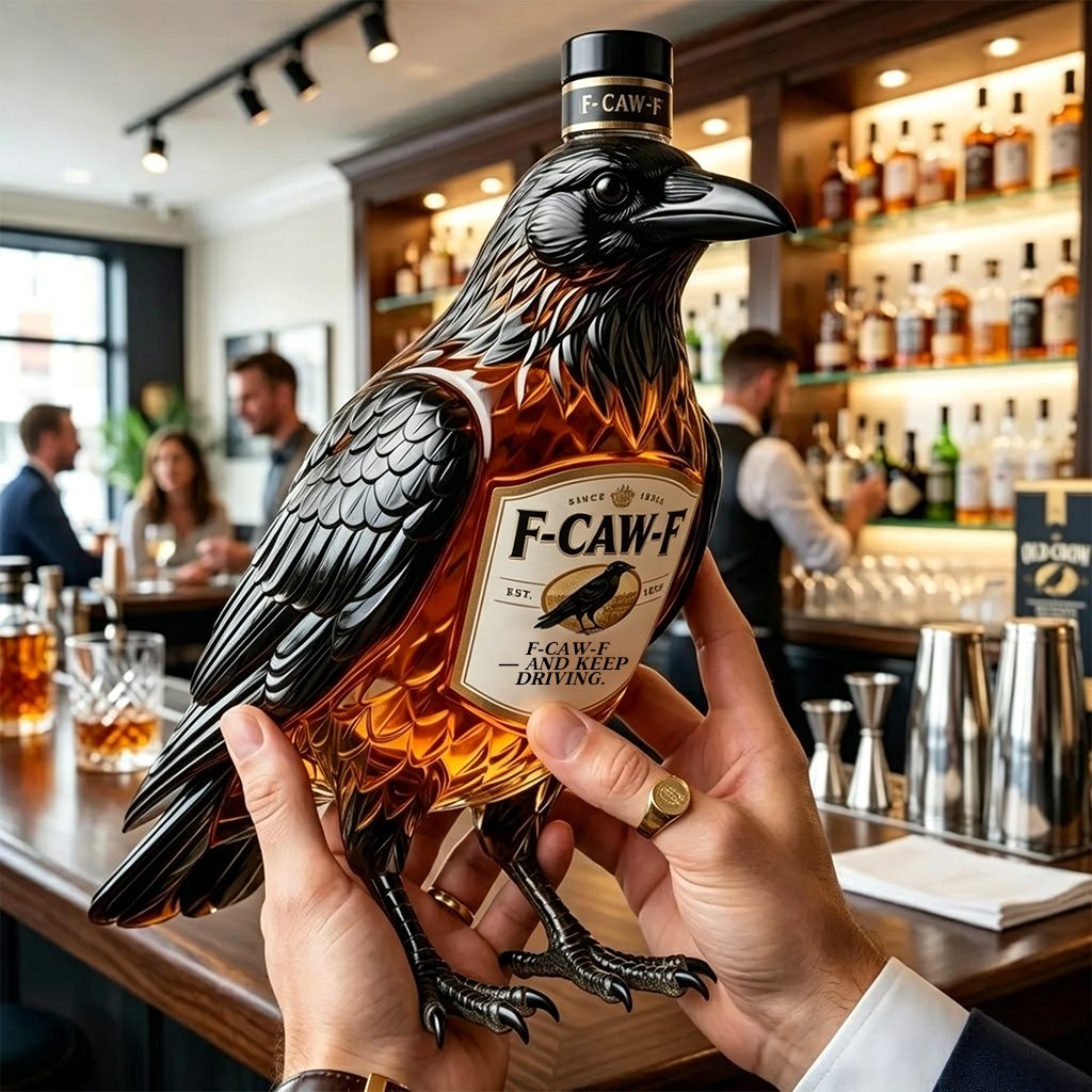 💥The F-CAW-F Whisky Bottle — For Those Who Laugh at Life and Give Zero F**ks!