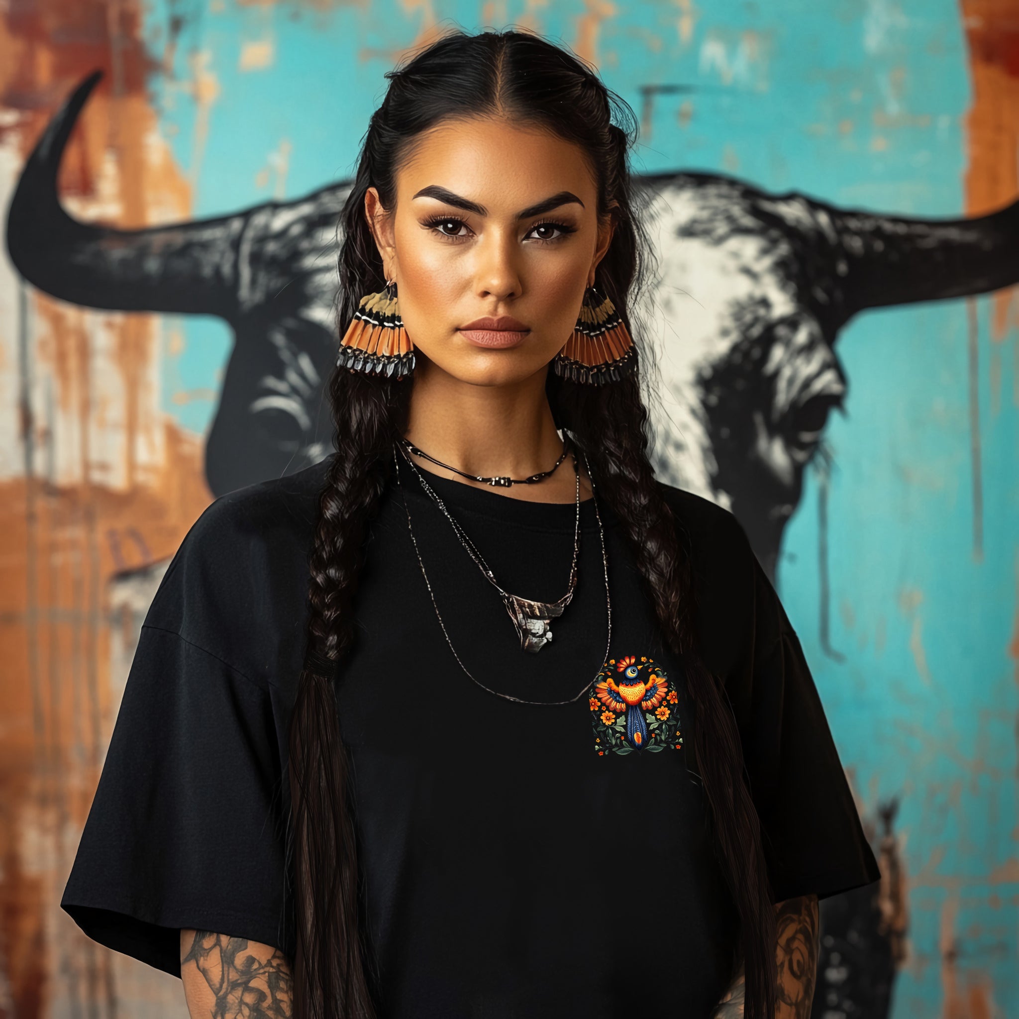 "No One Is Illegal on Stolen Land" - Two sides Unisex T-shirt