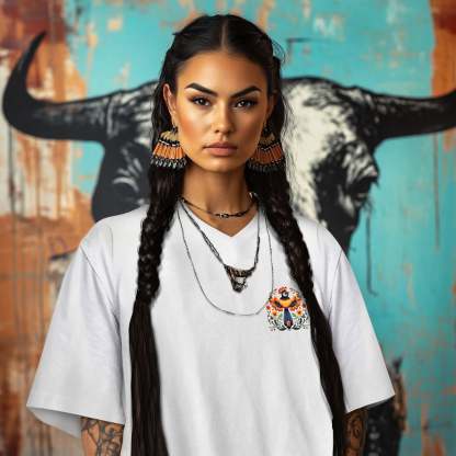 "No One Is Illegal on Stolen Land" - Two sides Unisex T-shirt