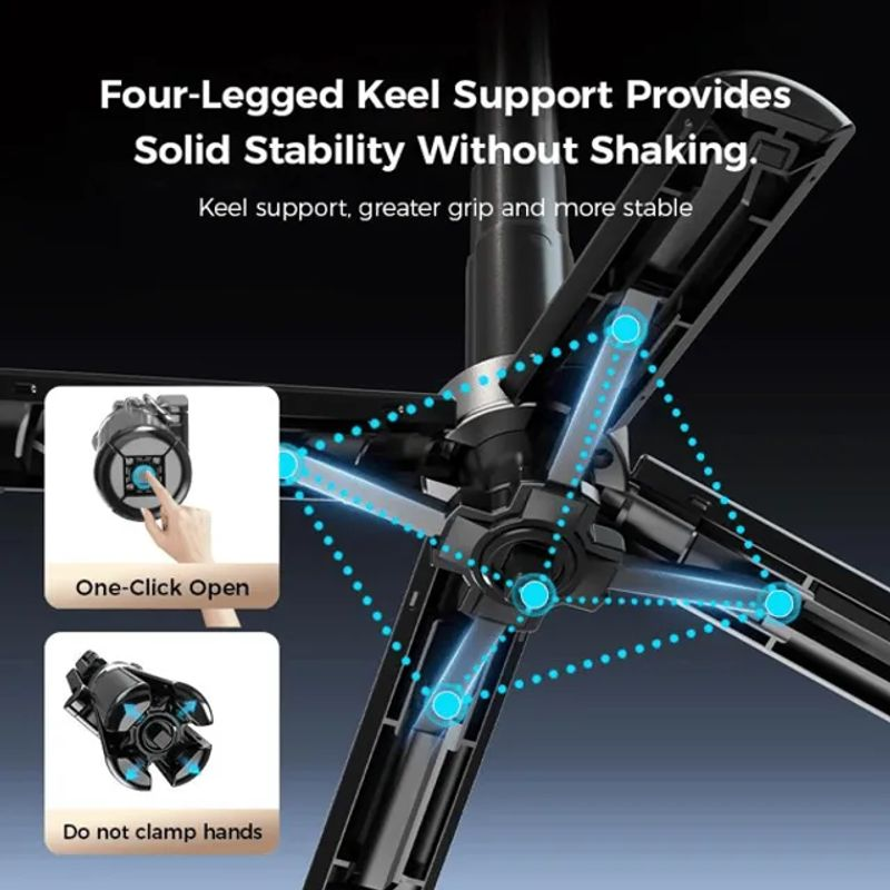 4-in-1 Multifunctional 360° Rotation Magnetic Selfie Stick
