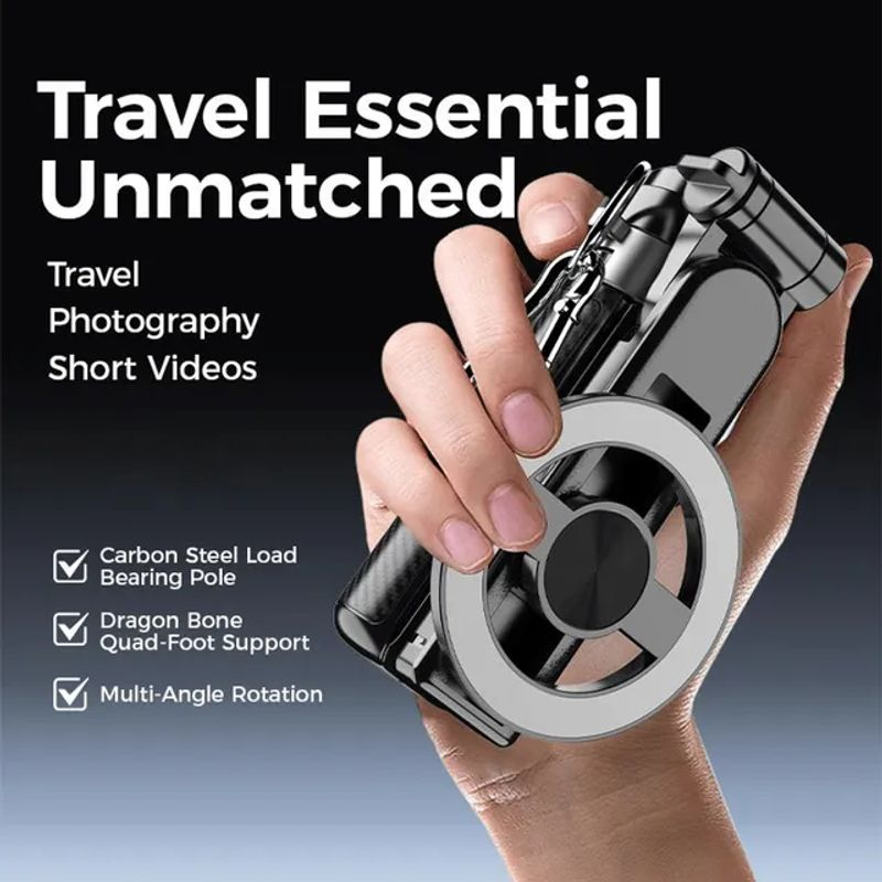 4-in-1 Multifunctional 360° Rotation Magnetic Selfie Stick