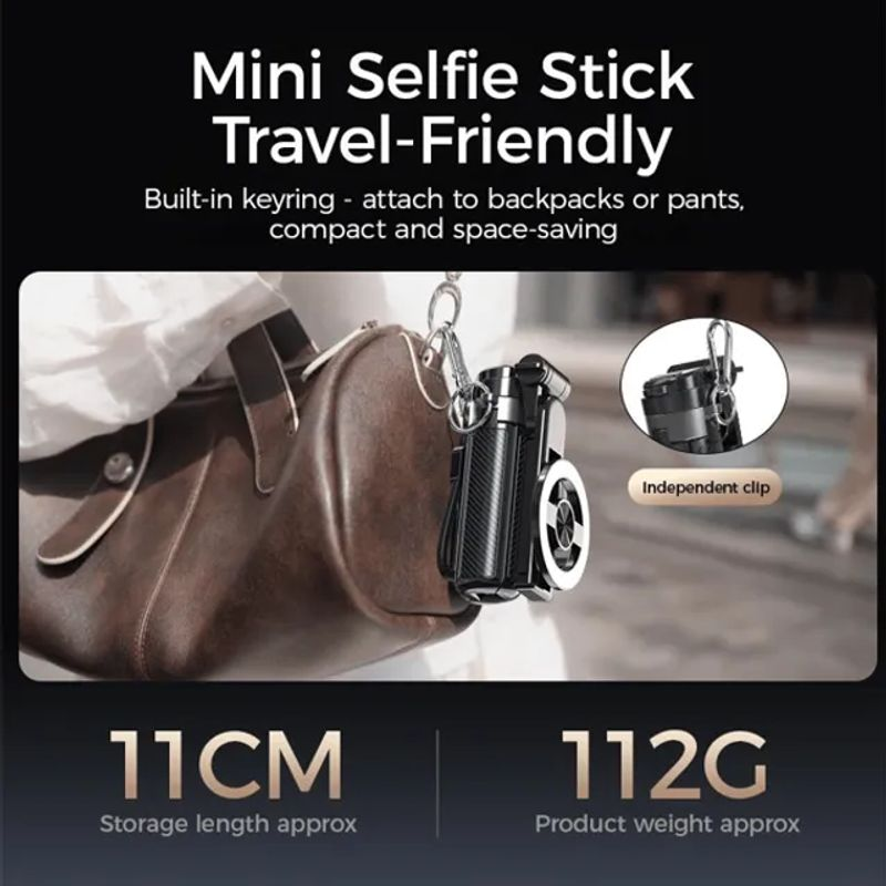 4-in-1 Multifunctional 360° Rotation Magnetic Selfie Stick