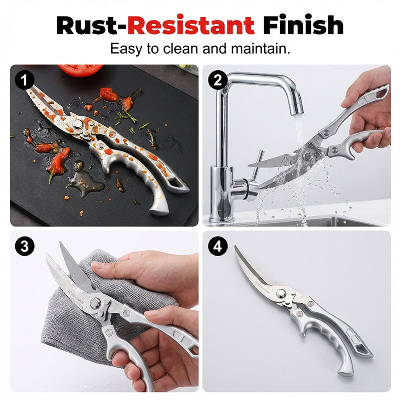 Multi-Functional Heavy-Duty Kitchen Scissors