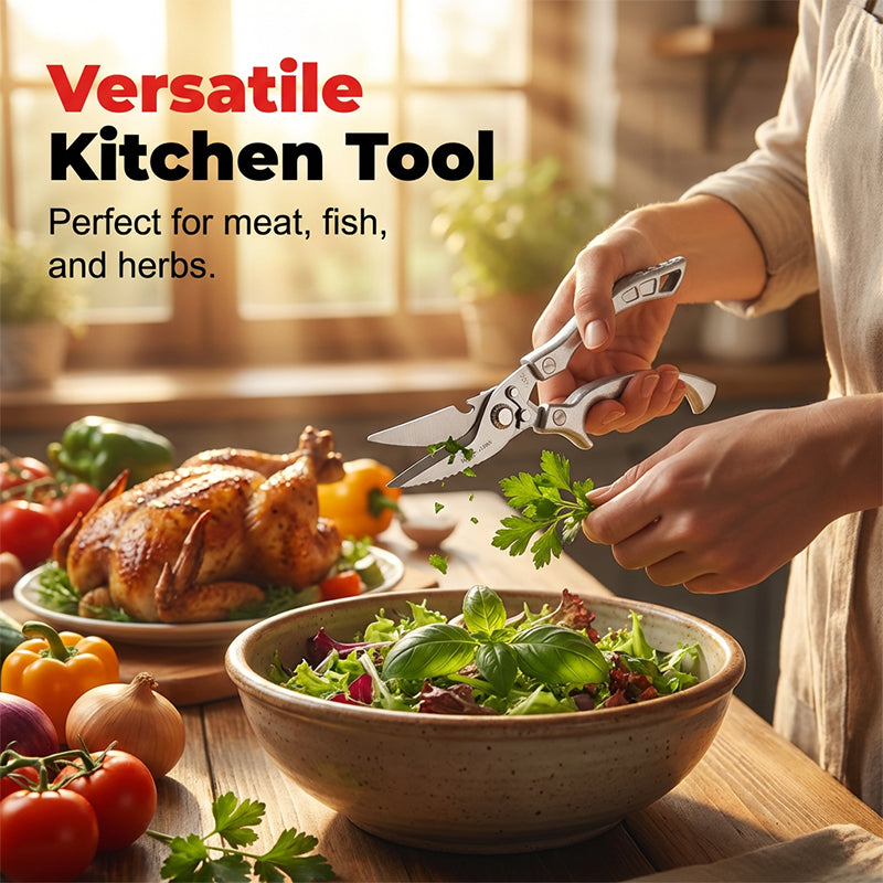 Multi-Functional Heavy-Duty Kitchen Scissors