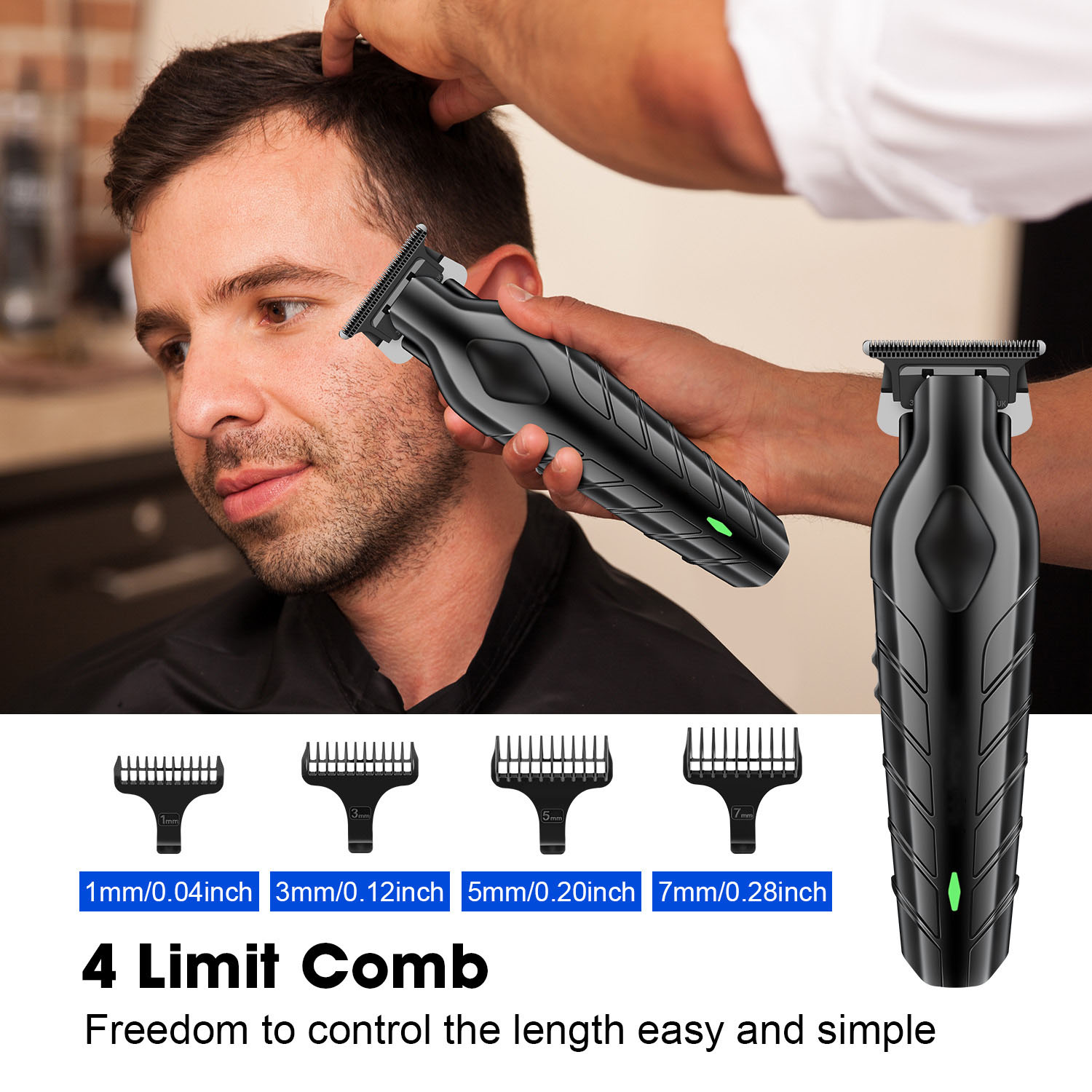 Professional trimmer cordless hair clipper