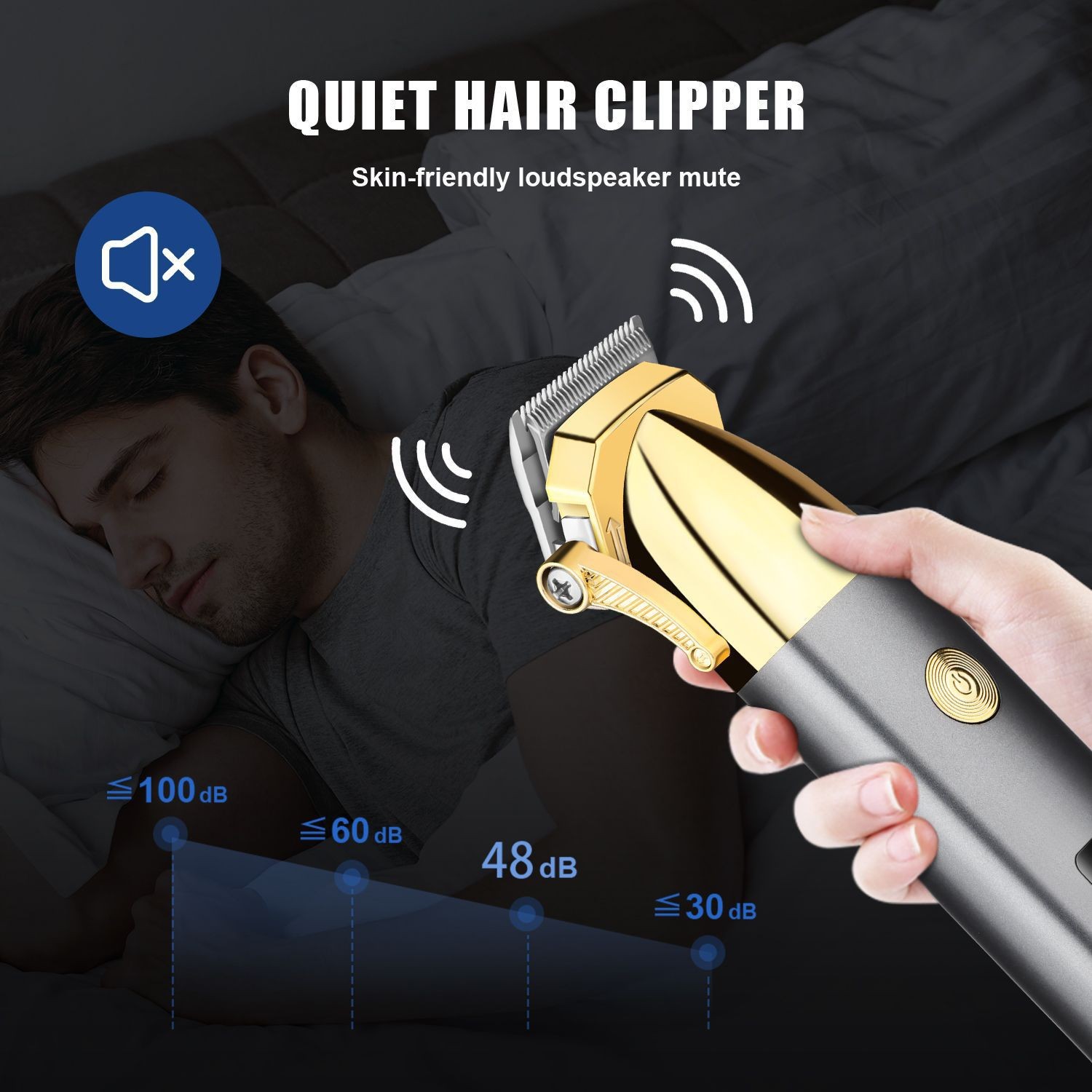 High-Speed Cordless Hair Clipper for Men
