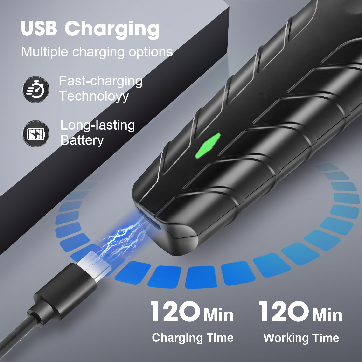 Professional trimmer cordless hair clipper