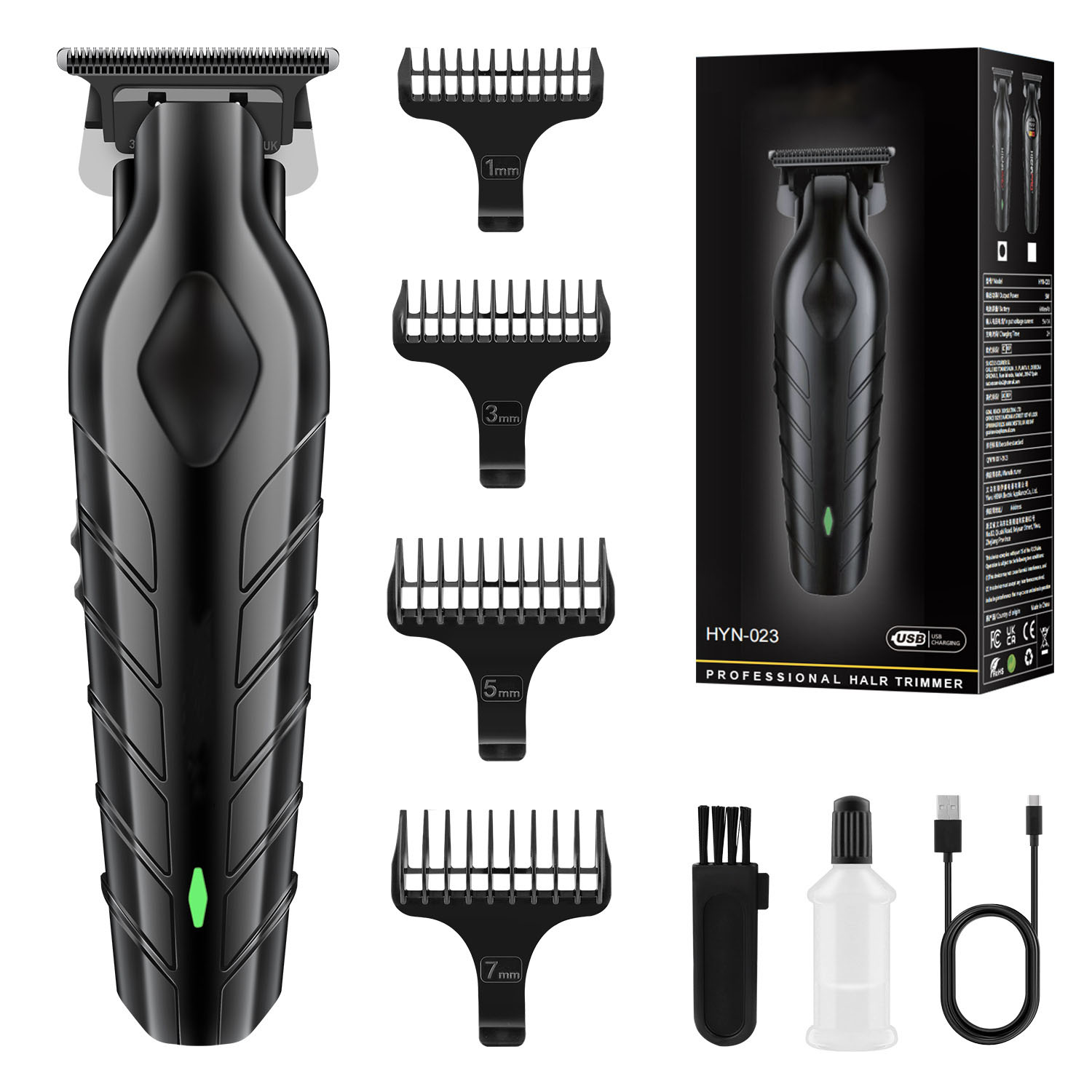 Professional trimmer cordless hair clipper