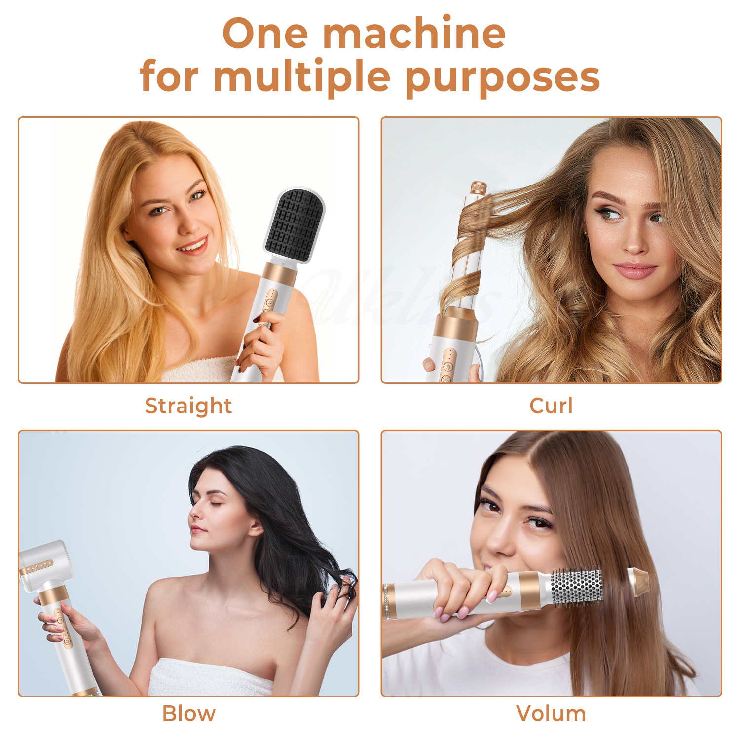 Multifunctional 7-in-1 high-speed hair dryer