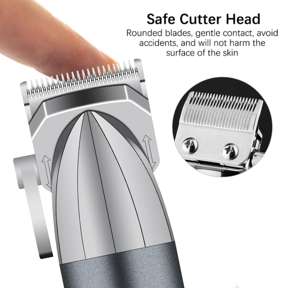 Cordless Super Motor Hair Clipper (Gold/Silver)