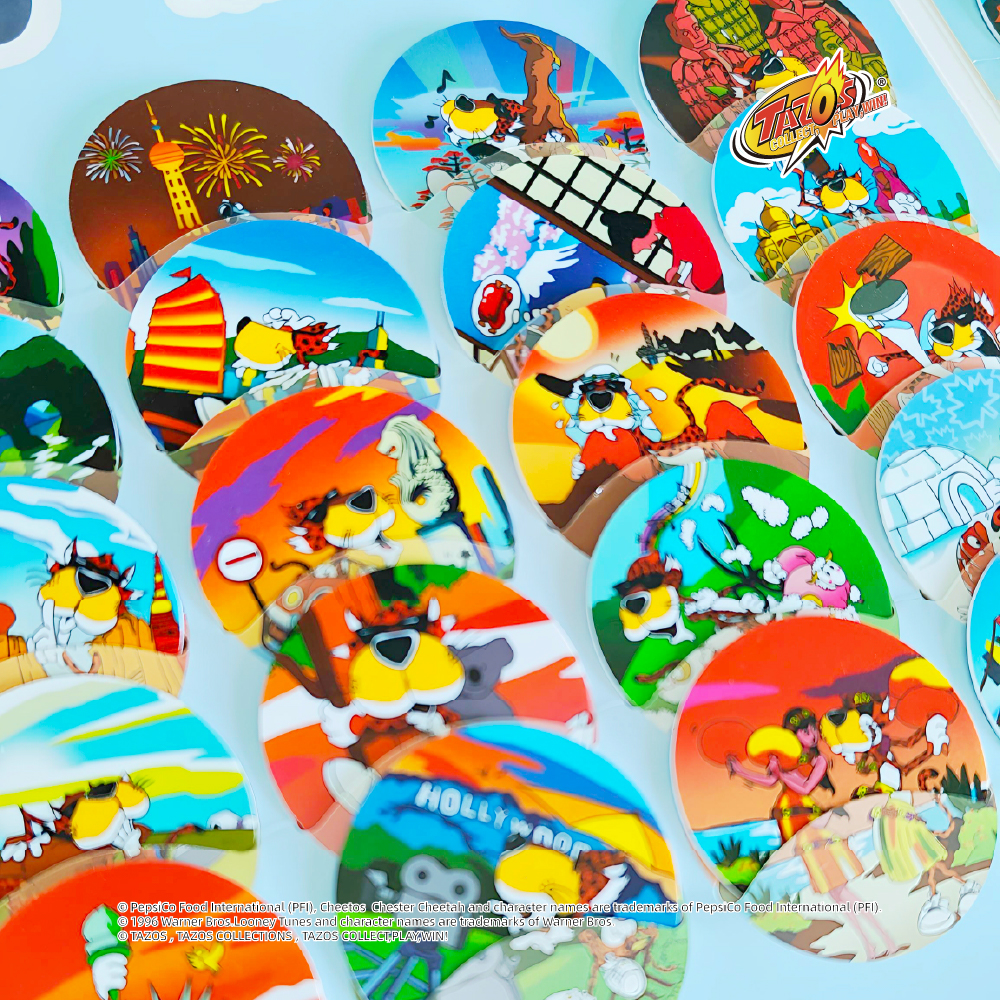 TAZOS | Chester Cheetah · Travel around the world Series  Collection Complete Set 40/40 【Chinese version】