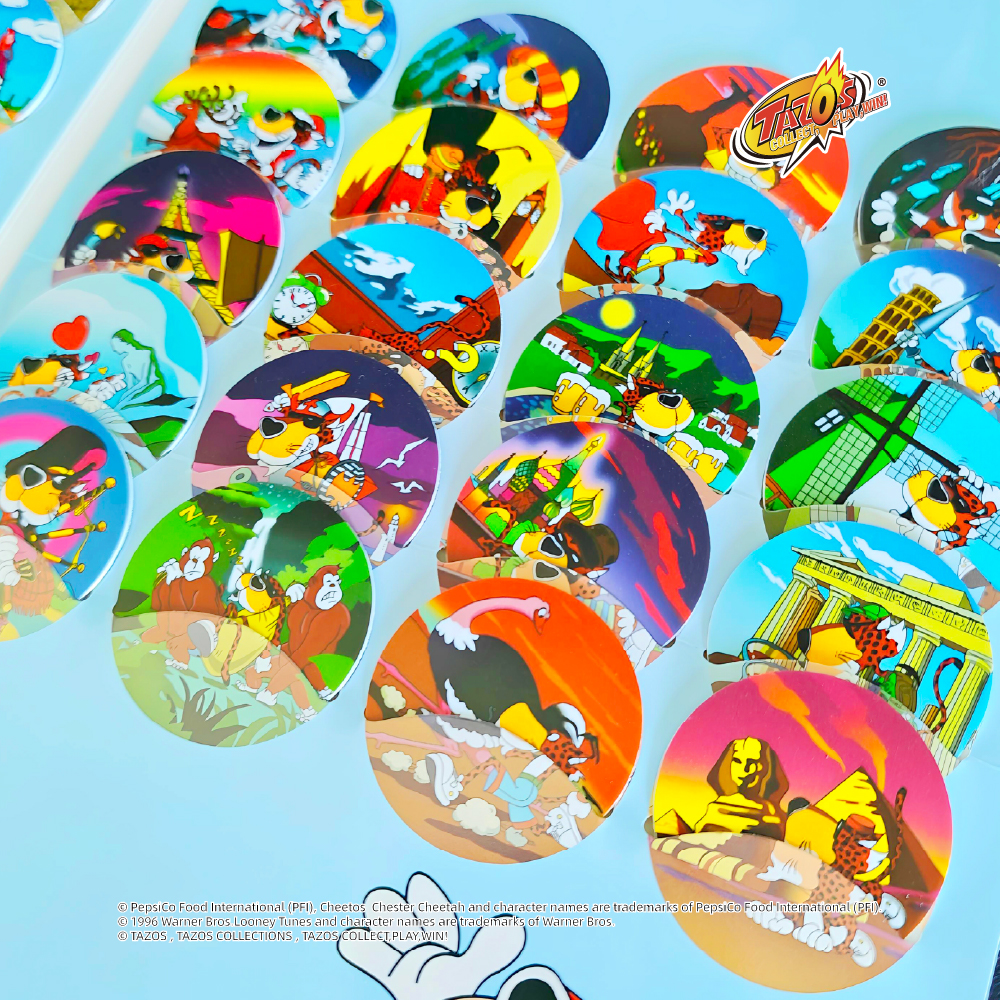 TAZOS | Chester Cheetah · Travel around the world Series  Collection Complete Set 40/40 【Chinese version】
