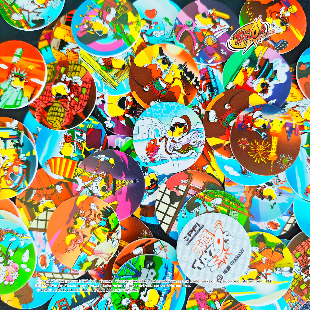 TAZOS | Chester Cheetah · Travel around the world Series  Collection Complete Set 40/40 【Chinese version】
