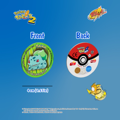 TAZOS Pokémon · Matutano & Tasty Set 1 Album Collection Complete Set 81/81 【Spain & Greece version】