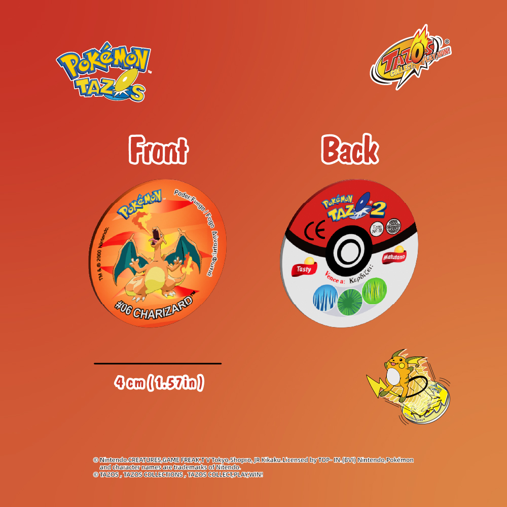 TAZOS Pokémon · Matutano & Tasty Set 2 Album Collection Complete Set 100/100 【Spain & Greece version】