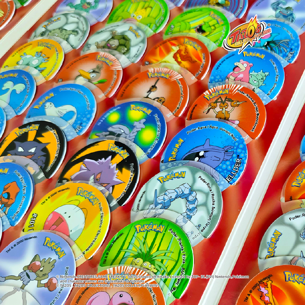 TAZOS Pokémon · Matutano & Tasty Set 2 Album Collection Complete Set 100/100 【Spain & Greece version】