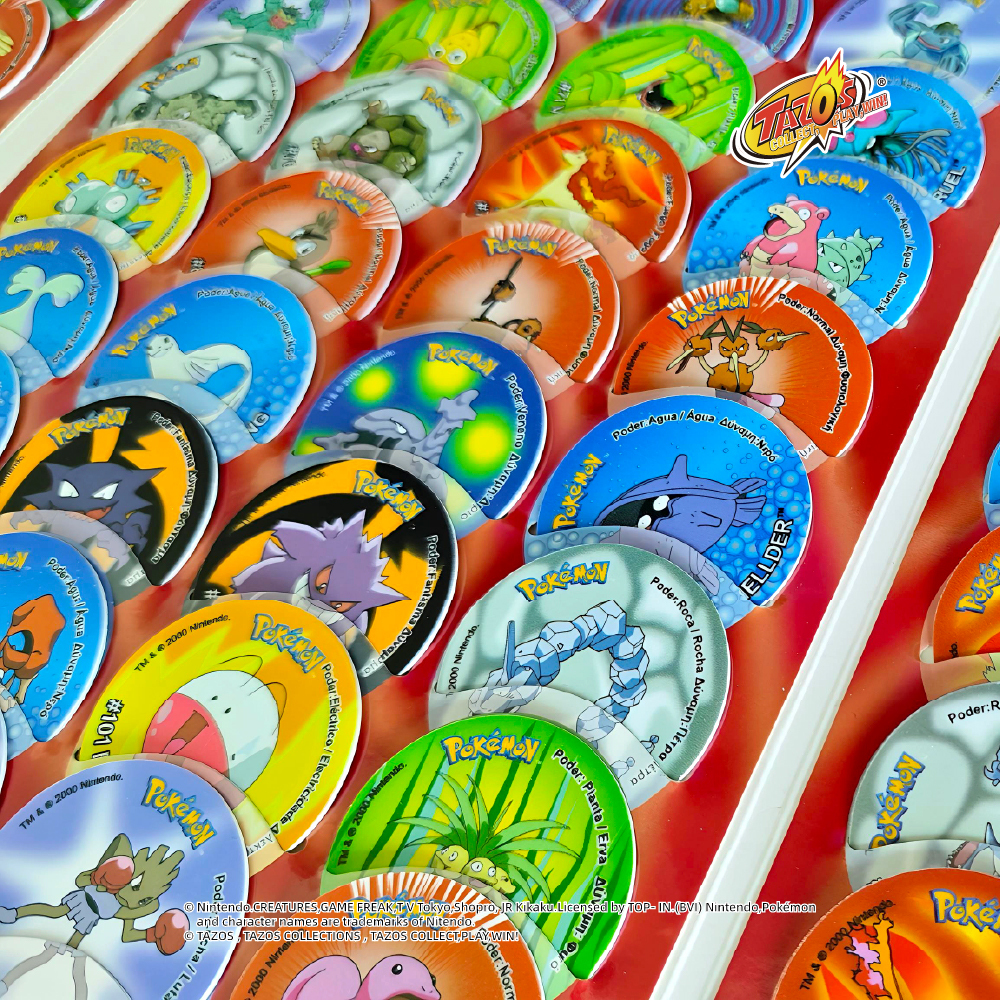 TAZOS Pokémon · Matutano & Tasty Set 2 Album Collection Complete Set 100/100 【Spain & Greece version】