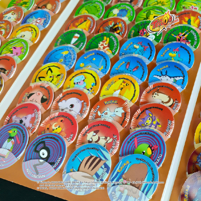 TAZOS | Pokémon · Matutano & Tasty Set 3 Album Collection Complete Set 90/90 【Spain & Greece version】