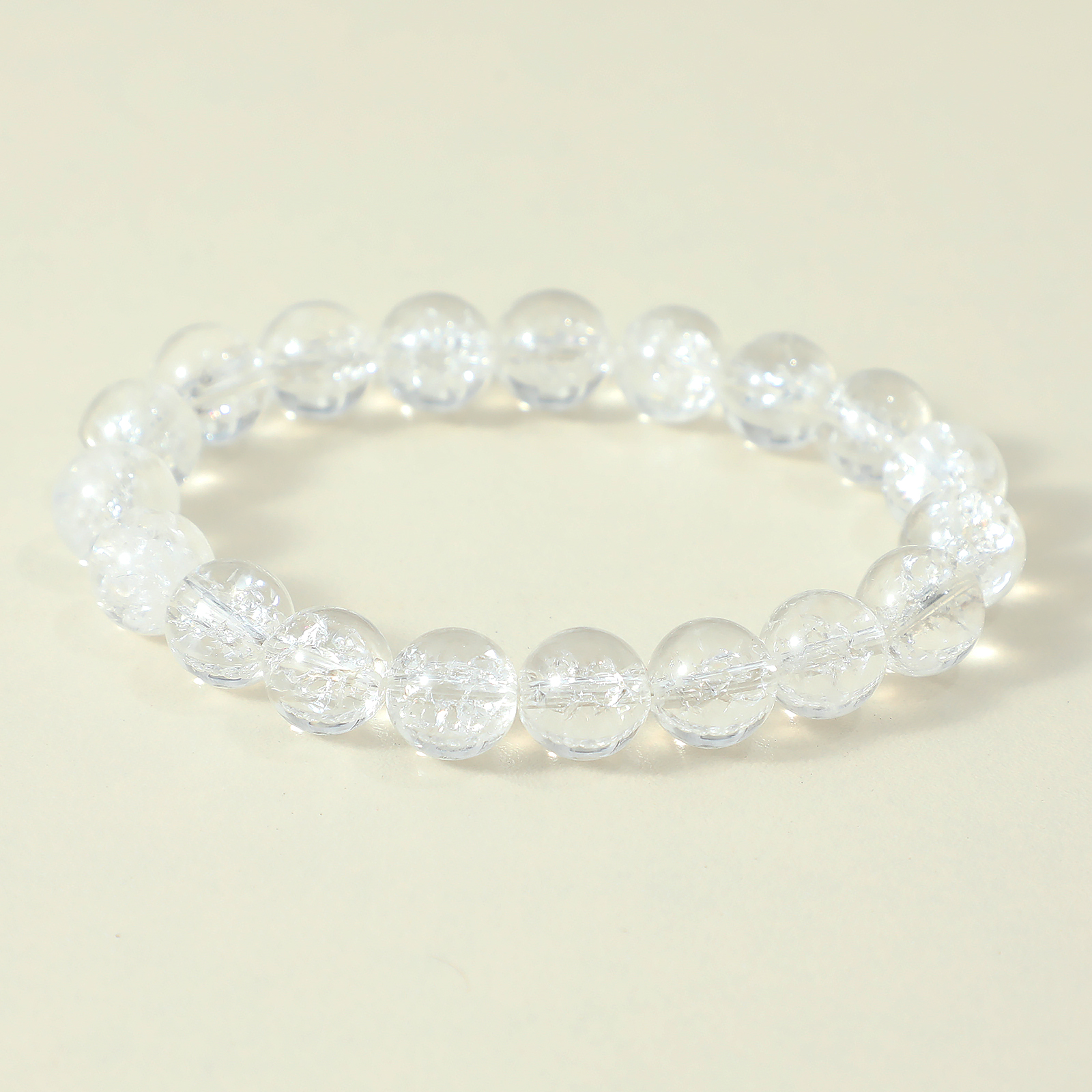 7A Brazilian Clear Quartz Bracelet - Symbol of Purity, Calming Presence, Daily Balance
