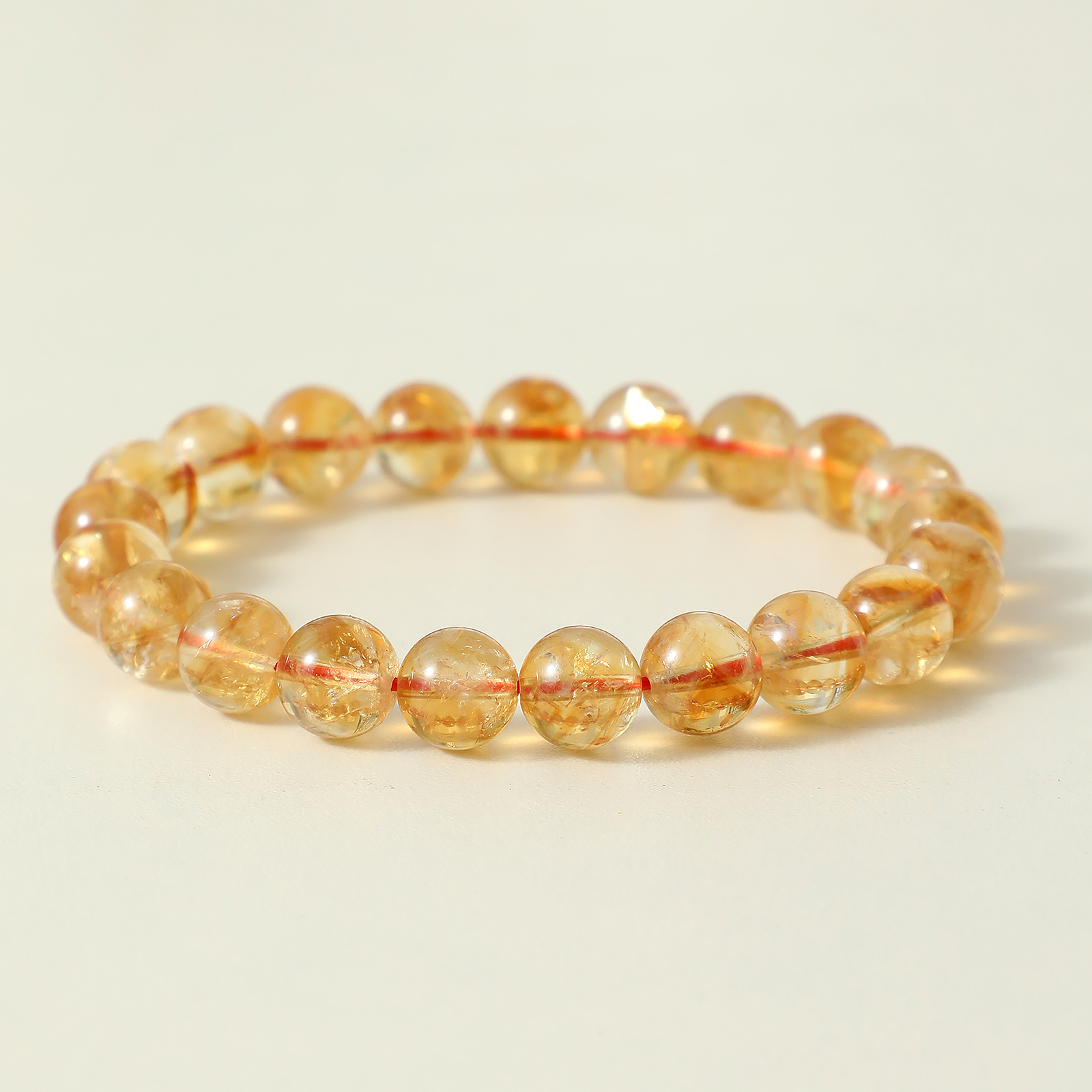 7A Brazilian Citrine Bracelet - Symbol of Prosperity & Luck, Encourages Confidence, Soothes Daily Vibes