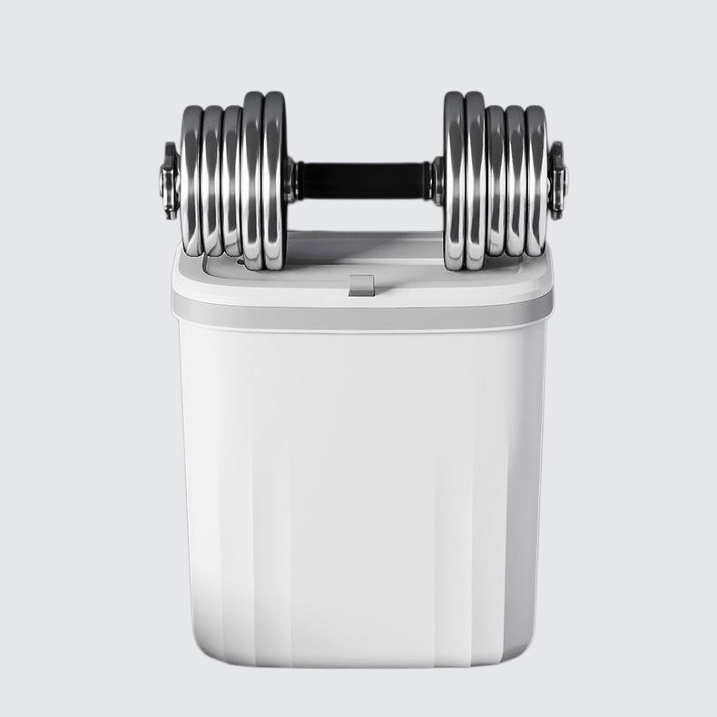 Nástěnný úložný koš na odpadky v kuchyni