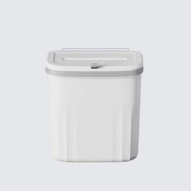 Nástěnný úložný koš na odpadky v kuchyni