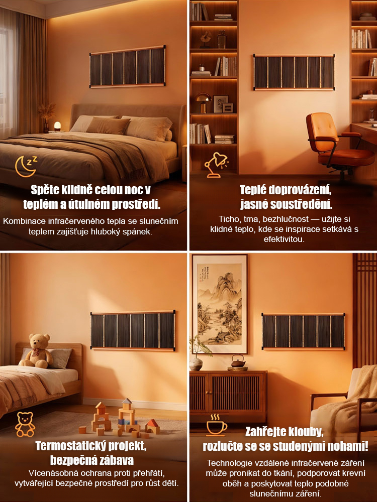 【5 sekund rychlé zahřátí】Německá high-tech grafenová nástěnná topení✨Zapomeňte na vysoké účty za plyn tuto zimu! Seznamte se s nejnovějším grafenovým topným panelem, který je ultratenký, tichý a extrémně energeticky úsporný.