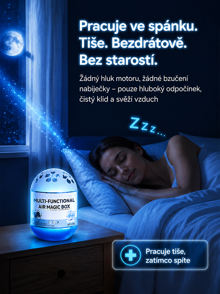 🌟 Chytrý čistič vzduchu: Váš domov bez prachu a alergenů v jediné vteřině 🌟